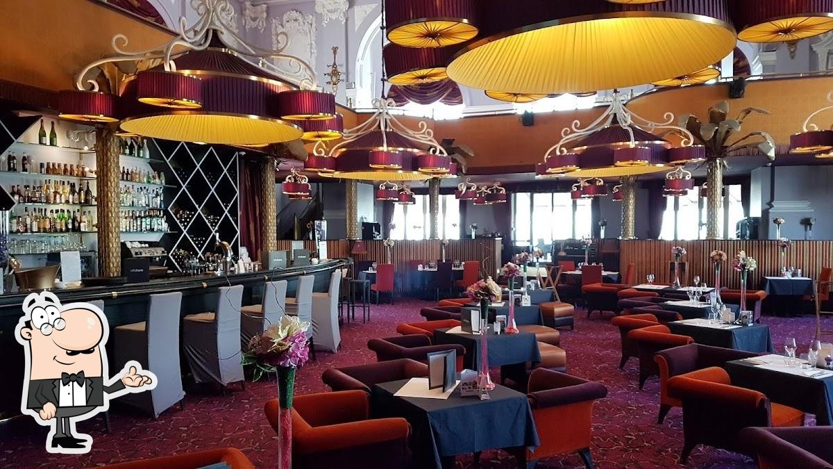 Elegant restaurant space with room character